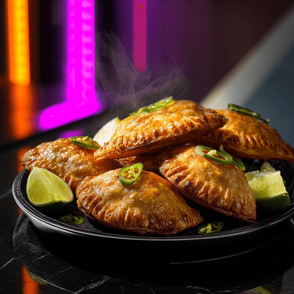 Mini beef patties with scotch bonnet