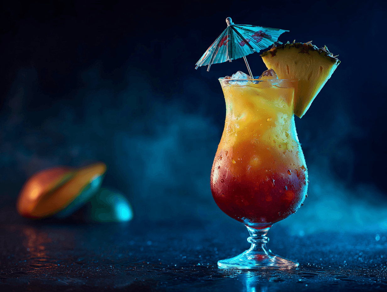 Coconut rum, mango, grenadine