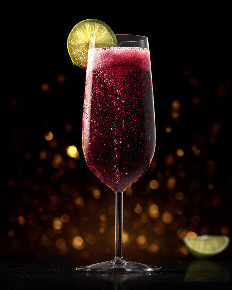 Champagne toast with Caribbean sorrel twist